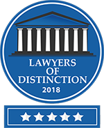 Lawyers Of Distinction 2018 | 5 Stars